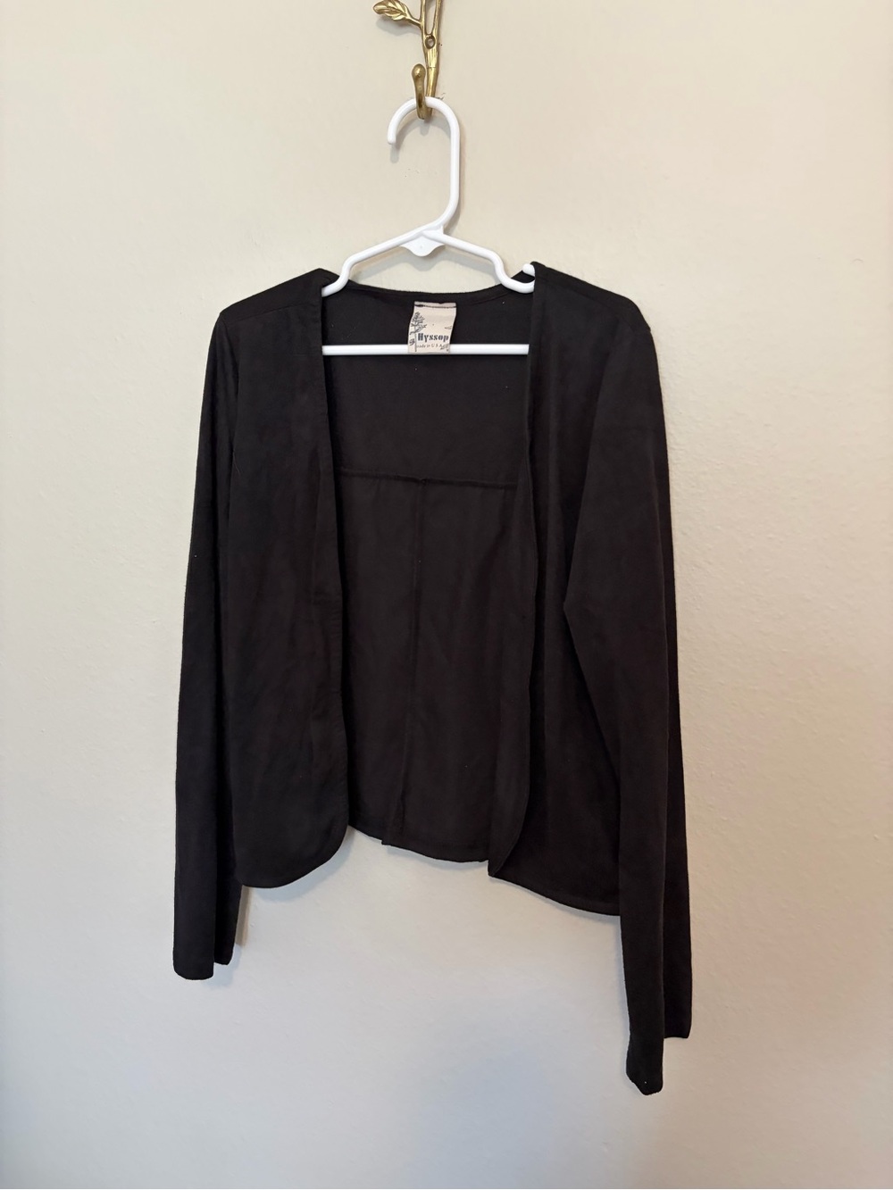 Girls HyssopBlack Fringe Jacket